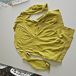 Moth Anthro wrap around cardigan with pockets